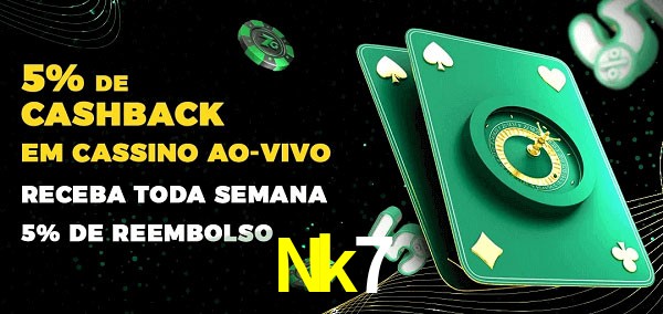Promoções do cassino ao Vivo Nk7
